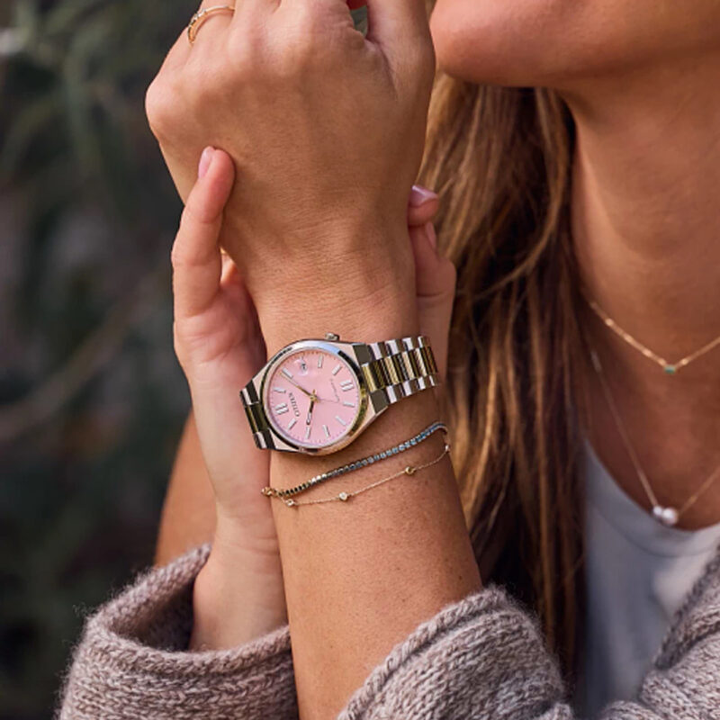 Citizen Tsuyosa Stainless Steel Pink Dial Automatic NJ0200-50Z Women’s Watch - NJ0200-50Z