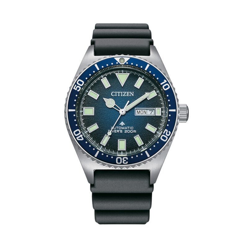 Citizen Promaster Rubber Strap Blue Dial Automatic Diver's NY0129-07L 200M Men's Watch Citizen Promaster Rubber Strap Blue Dial Automatic Diver's NY0129-07L 200M Men's Watch
