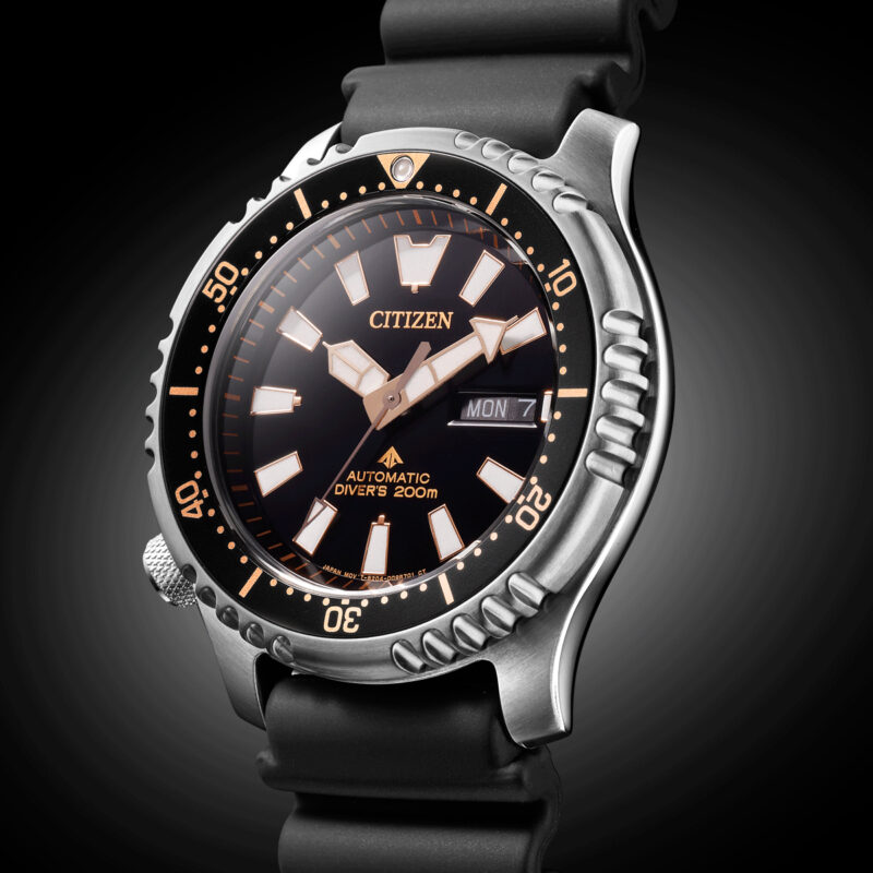 Citizen Promaster Marine Limited Edition Black Dial Automatic Diver’s NY0160-66E 200M Men’s Watch With Extra Strap - NY0160-66E