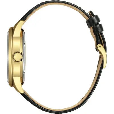 Citizen Leather Strap White Dial Automatic NY4059-09A Men’s Watch - NY4059-09A