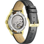 Citizen Leather Strap White Dial Automatic NY4059-09A Men’s Watch - NY4059-09A
