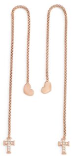 Amen Cuore Croce Cristalli Rose Gold (OABR2)  JEWELRY