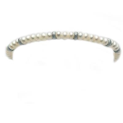 Miluna Jewels Women's Pearl Bracelet (PBR603B) 1 Miluna Pbr603b (PBR603B) JEWELRY