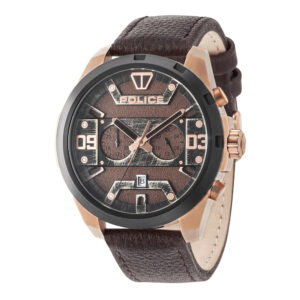 Police Dash PL.15365JSRB/12 Men's Watch Dualtimer