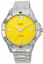 Q&q Gent Diver Only Time (Q28B-009PY) Men's Watch