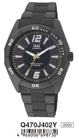 Q&q Gent Only Time (Q470J402Y) Men's Watch