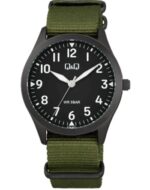 Q&q Gent Only Time (Q76B-005PY) Men's Watch