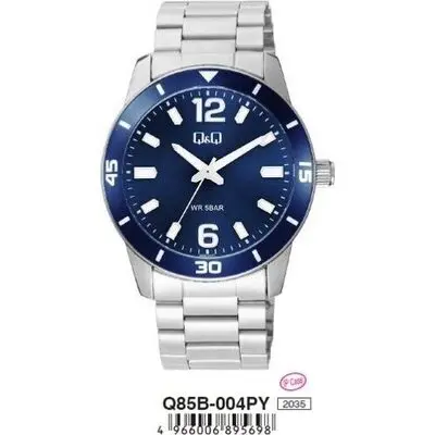 Q&q Gent Diver Only Time (Q85B-004PY) Men WATCHES