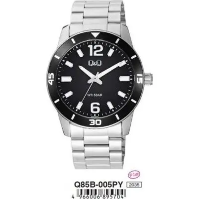 Q&q Gent Diver Only Time (Q85B-005PY) Men WATCHES