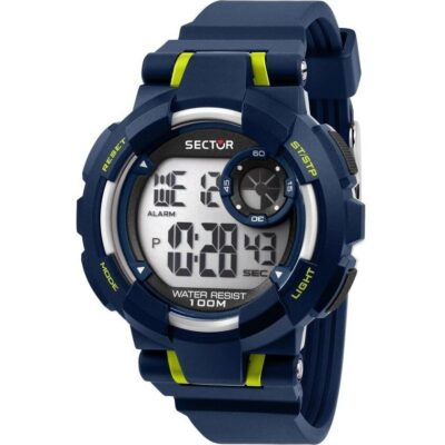 Sector EX-36 Digital Black Dial Quartz R3251283002 100M Men's Watch