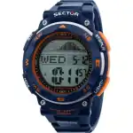 Sector EX-35 Digital Black Dial Quartz R3251534001 100M Men's Watch