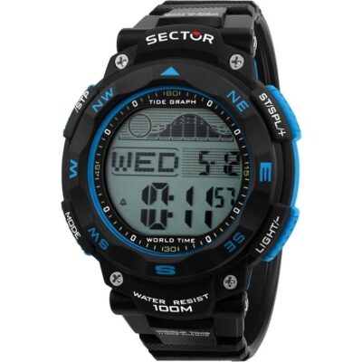 Sector EX-35 Digital Black Dial Quartz R3251534002 100M Men's Watch