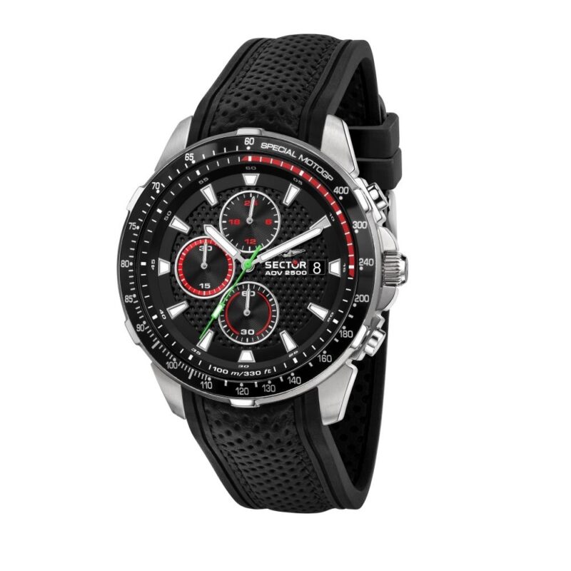 Sector ADV2500 Special MotoGP Chronograph Black Dial Quartz R3271643003 100M Men's Watch