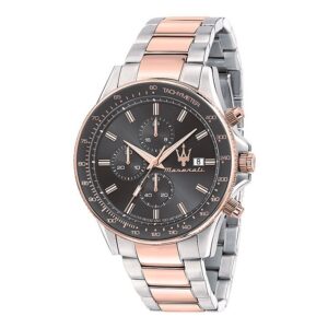 Maserati Sfida Chronograph Brown Dial Quartz R8873640014 100M Men's Watch