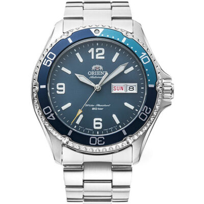 Orient Sports Kamasu Mako III Stainless Steel Blue Dial Automatic Diver's RA-AA0818L19B RA-AA0818L39B 200M Men's Watch