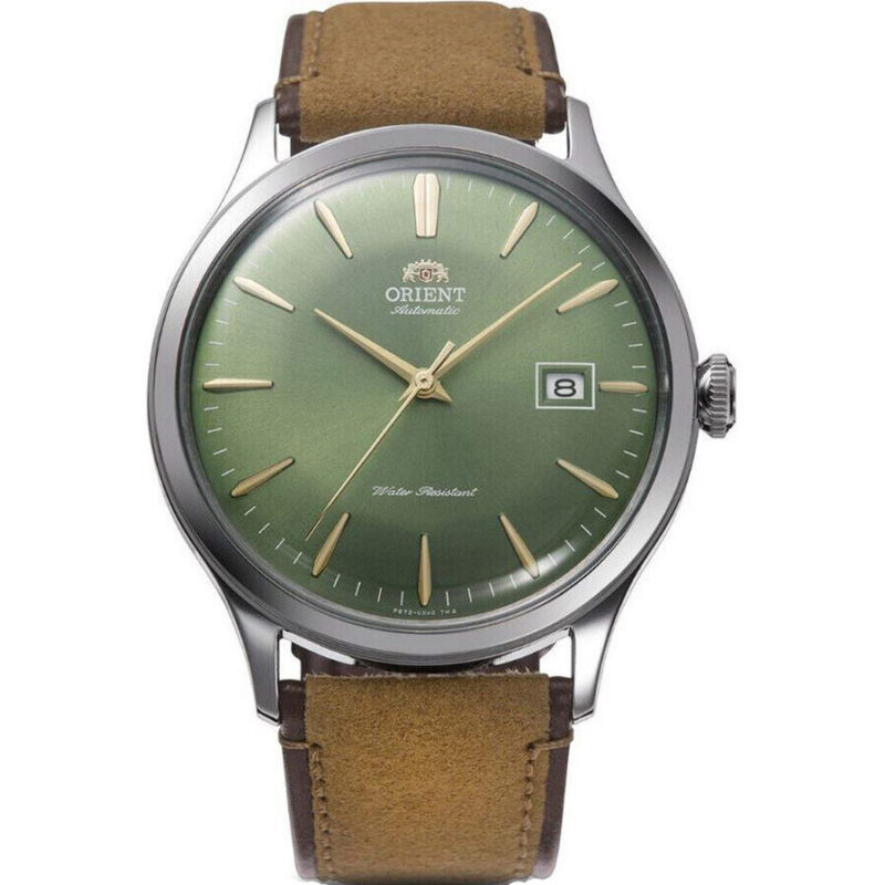 Orient Bambino Version 4 Leather Strap Green Dial Automatic RA-AC0P01E10B RA-AC0P01E30B Men's Watch