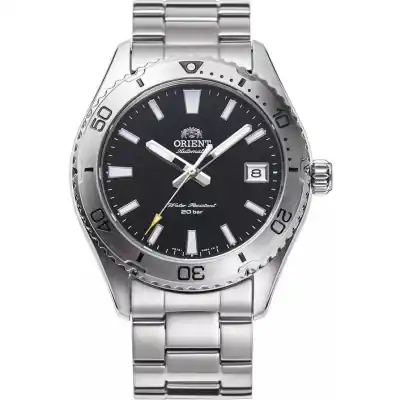 Orient Sports Mako Stainless Steel Black Dial Automatic Diver's RA-AC0Q01B10B RA-AC0Q01B30B 200M Men's Watch