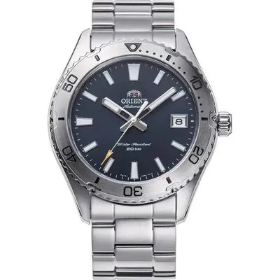 Orient Sports Mako Stainless Steel Blue Dial Automatic Diver's RA-AC0Q02L10B RA-AC0Q02L30B 200M Men's Watch