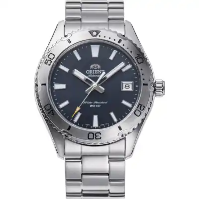 Orient Sports Mako Stainless Steel Blue Dial Automatic Diver's RA-AC0Q02L10B RA-AC0Q02L30B 200M Men's Watch