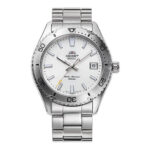 Orient Sports Mako Stainless Steel White Dial Automatic Diver's RA-AC0Q03S10B RA-AC0Q03S30B 200M Men's Watch