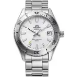 Orient Sports Mako Stainless Steel White Dial Automatic Diver's RA-AC0Q03S10B RA-AC0Q03S30B 200M Men's Watch