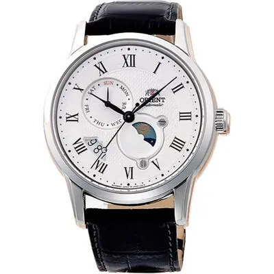Orient Classic Sun And Moon White Dial Automatic RA-AK0008S10B RA-AK0008S30B Men's Watch