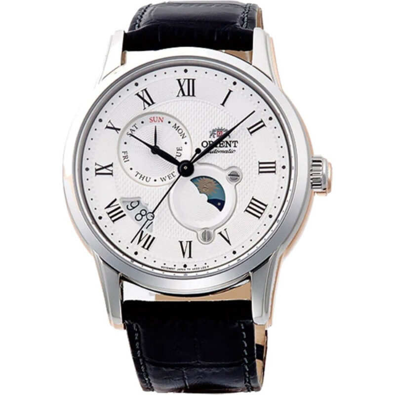 Orient Classic Sun And Moon White Dial Automatic RA-AK0008S10B RA-AK0008S30B Men's Watch