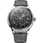 Orient Bambino Version 8 Classic Leather Strap Grey Dial Automatic RA-AK0704N10B Men's Watch