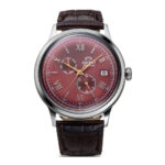 Orient Bambino GMT Version 8 Leather Strap Red Dial Automatic RA-AK0705R10B RA-AK0705R30B Men's Watch