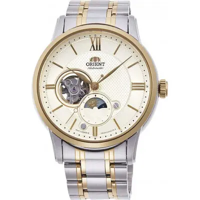 Orient Classic Sun & Moon Open Heart Automatic RA-AS0007S10B RA-AS0007S30B Men's Watch