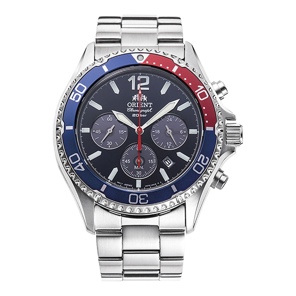 Orient Mako Solar Powered RA-TX0201L10B Men's Watch Chronograph 1 Orient Mako Solar Powered RA-TX0201L10B Men's Watch Chronograph