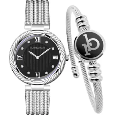 Roccobarocco RB.4469S-01M Ladies Watch and Bangle Set