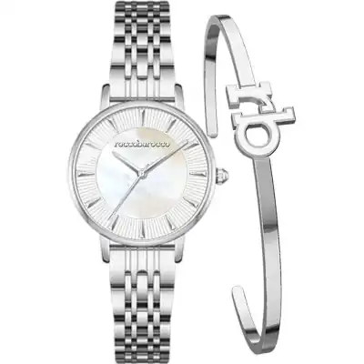 Roccobarocco RB.4659L-01M Ladies Watch and Bangle Set