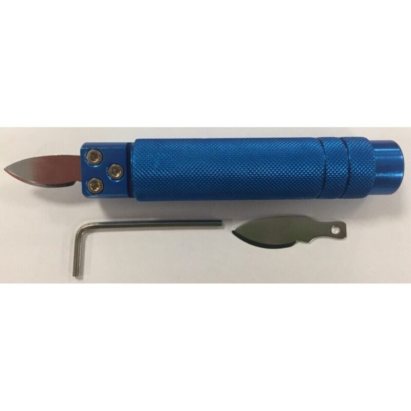 Coltello Apricasse. Manico In Alluminio Antiscivolo. 1 Lama Di Ricambio - Watch Case Opener Knife. Non-slip Aluminium Handle + 1 Spare Blade (RR1997) Unisex WATCHES