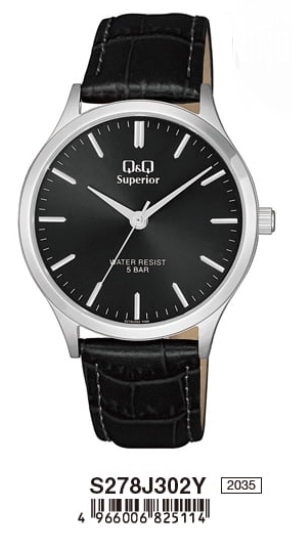 Q&q Superior S278j302y (S278J302Y) Men's Watch