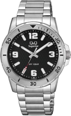 Q&q superior Gent Diver Date (S372J205Y) Men's Watch