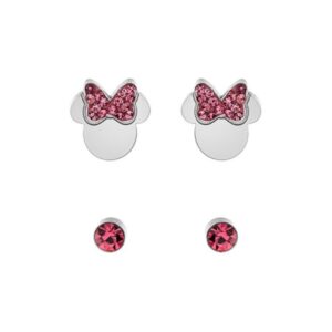 Disney Jewels Girl's / Women's 2 Sets of Earrings (S600149RPL-B-CS)