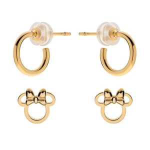 Disney Jewels Girl's / Women's 2 Sets of Earrings (S600151YL-B-CS)