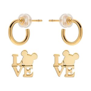 Disney Jewels Girl's / Women's 2 Sets of Earrings (S600152YL-B-CS)