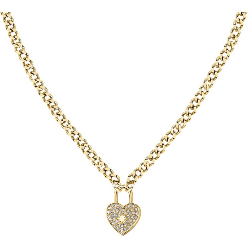 Morellato Abbraccio Gold Tone Stainless Steel Necklace SABG25 For Women