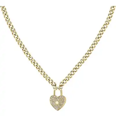Morellato Abbraccio Gold Tone Stainless Steel Necklace SABG25 For Women