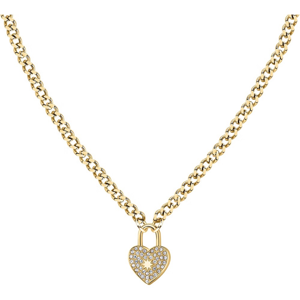 Morellato Abbraccio Gold Tone Stainless Steel Necklace SABG25 For Women