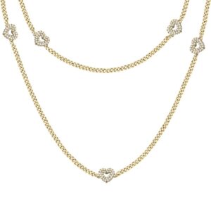 Morellato Incontri Gold Tone Stainless Steel SAUQ03 Women's Necklace