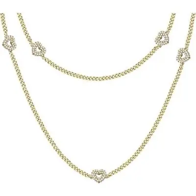 Morellato Incontri Gold Tone Stainless Steel SAUQ03 Women's Necklace