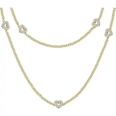 Morellato Incontri Gold Tone Stainless Steel SAUQ03 Women's Necklace