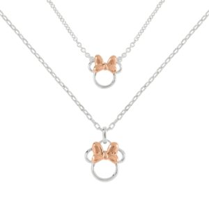 Disney Jewels Girl's / Women's  2 Necklace Set (SF00487TL-CS)