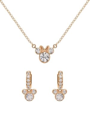 Disney Jewels Girl's / Women's Necklace and Earrings Set (SF00488PRWL-PH-CS)