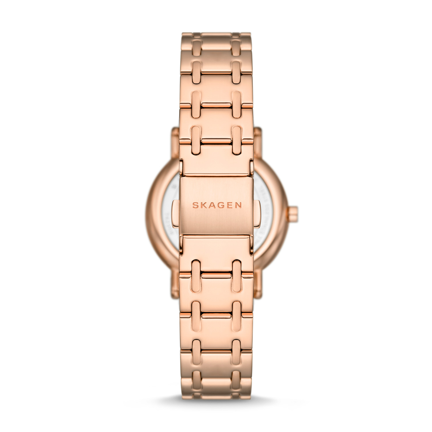 Skagen Signatur Lille Rose Gold Tone Stainless Steel Rose Gold Dial Quartz SKW3125 Women's Watch