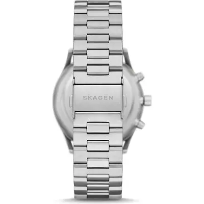 Skagen Holst Chronograph Stainless Steel Sunray Grey Dial Quartz SKW6926 Men's Watch