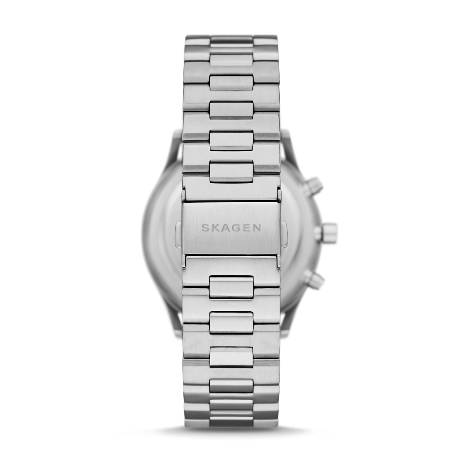 Skagen Holst Chronograph Stainless Steel Sunray Grey Dial Quartz SKW6926 Men's Watch